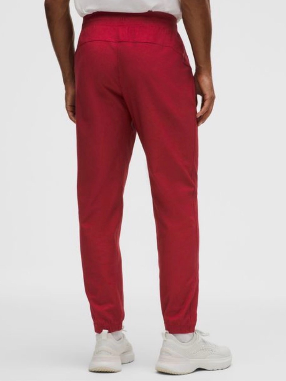 Lululemon Knit Warm-Up Jogger Regular NWT Oxford Red/Burgundy Bay Men’s Large - Picture 3 of 9